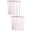 2 Count Natural Mallet Percussion Stick Instrument Sticks Accessories 7