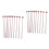 2 Count Natural Mallet Percussion Stick Instrument Sticks Accessories 4