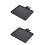 2 Pcs Sound Card Tray Microphone Rack Stand Plastic Holder 8