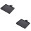 2 Pcs Sound Card Tray Microphone Rack Stand Plastic Holder 9