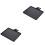 2 Pcs Sound Card Tray Microphone Rack Stand Plastic Holder 6