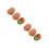 2Pcs Creative 3 Walnut Shell And 5 Balls Trick Set For Fun 5