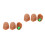 2Pcs Creative 3 Walnut Shell And 5 Balls Trick Set For Fun 4