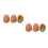 2Pcs Creative 3 Walnut Shell And 5 Balls Trick Set For Fun 2