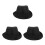 3Pcs Childrens Fedora Hats For Dancing Performance 58cm 8