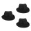 3Pcs Childrens Fedora Hats For Dancing Performance 58cm 3