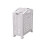 Laundry Hamper With Wheels Large Capacity White Narrow Model Foldable Home Use 1