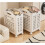 Laundry Hamper With Wheels Large Capacity White Narrow Model Foldable Home Use 2