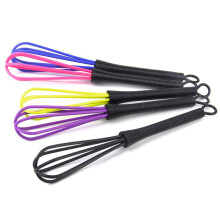 20 Pcs Plastic Hair Dye Balloon Whisk Mixer Stirrer Random Color