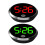 Car Mini Digital Clock for Dashboard, Waterproof Small Digital Clock -Sticky Car Accessories with Clear LCD Screen Case 1