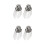 2pcs Pair Accessories Tassel Men And Women 3