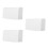 3 Pcs Sticky Style Socket Cover Double-Position Thickened Waterproof 10