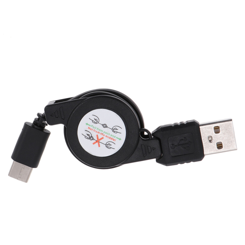 Photos - Other for Mobile 3Pcs Usb 3.1 Retractable Type-C Fast Charging Cable For Phones Black
