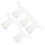10 Pcs Diaper Baby White Clean Pee Ring Pure Cotton 1