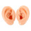 4 Pcs Silicone Ear Models For Earrings Display Assorted Colors 1