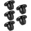 10 Pcs Oil Plug Black Plug Grease Nozzle Rubber 11