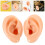 4 Pcs Silicone Ear Models For Earrings Display Assorted Colors 8
