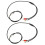 4 Pcs Audio Line Plastic Speakers Cell 1