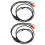 4 Pcs Audio Line Plastic Speakers Cell 9
