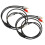 4 Pcs Audio Line Plastic Speakers Cell 11
