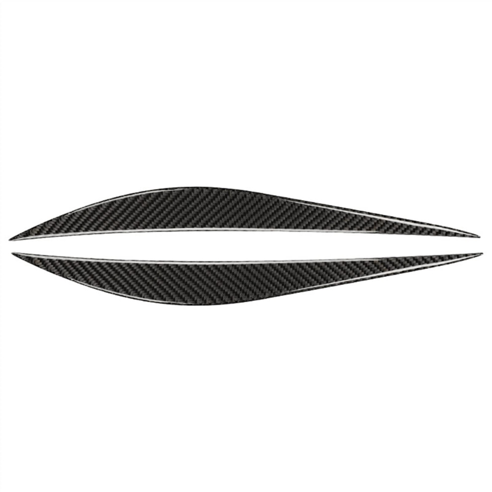 Durable Carbon Fiber Car Front Headlight Eyebrows Sticker Trim For 3 Series F30 20132019 F30 Headlight Trim 9001264133153
