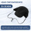 Waterproof Winter Hats Warm Polyester Lined Earflaps Baseball Cap,Black 7