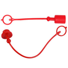3 Sets Quick Coupling Dust Caps Quick Connector Covers Red
