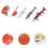 Set Of 2 Salmon Educational Plaything Aquatic Creatures 10