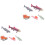 Set Of 2 Salmon Educational Plaything Aquatic Creatures 4