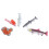 Set Of 2 Salmon Educational Plaything Aquatic Creatures 11