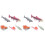 Set Of 2 Salmon Educational Plaything Aquatic Creatures 3