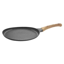 Crepe Pan NonStick Frying Pan Eggs Pancakes Pizzas WearResistant Gas And Electric Stove Compatible Ergonomic Handle