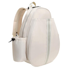 Tennis racket bag Badminton bag with Bag Pickleball Bag with water bottle holder versatile women men crossbody bag white