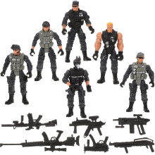 18 Pcs Simulation Soldier Toy Model Scene Educational Playset