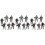 18 Pcs Simulation Soldier Toy Model Scene Educational Playset 6