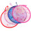 20 Pcs Traditional Round Mini Fan Portable Foldable Dancing Prop 2
