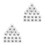 400 Pcs Plastic Clothing Size Circle Rings Display 7