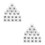 400 Pcs Plastic Clothing Size Circle Rings Display 6