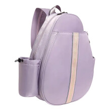 Tennis racket bag Badminton Bag smooth zipper Pickleball portable carry bag purple