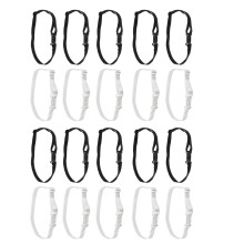 40 Pcs Adjustable Bow Tie Extension Straps Elastic