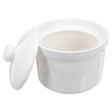 6 Pcs Ceramic Stew Bowl Soup Pot With Lid
