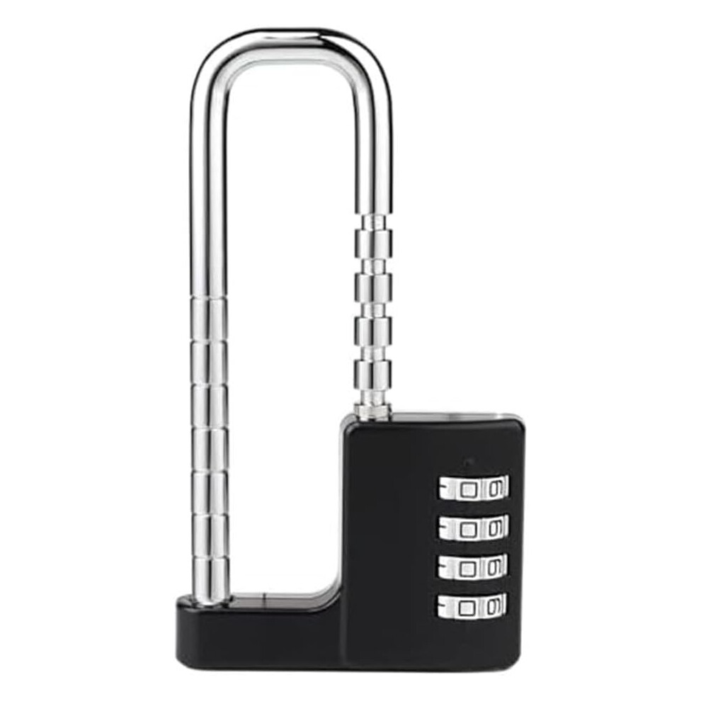 Adjustable Cabinet Combination Padlock With 4-Digit Code To Lock, Thickened Zinc Alloy Security Lock For School Gym 9009412842445