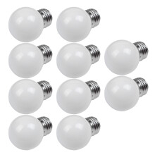 10 Stück E27 0,5W AC220V weiße Glühlampen, Dekorationslampen