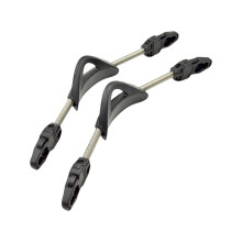 2 x Stainless Steel Spring Fin Straps Quick Release Buckles Diving Fin Strap Adjustable Seadiving Accessories