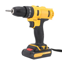 Cordless Drill Driver 21V 35Nm Kit With 2 Batteries Stepless Speed For Wood Metal Plastic Home Projects