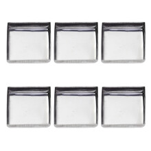 180Pcs Durable Silver Metal Eyeshadow Pans for DIY Makeup Storage