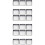 180Pcs Durable Silver Metal Eyeshadow Pans for DIY Makeup Storage 8