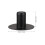 2Pcs Iron Speaker Bracket Stable Flat Base Black Speaker Stand 2