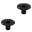 2Pcs Iron Speaker Bracket Stable Flat Base Black Speaker Stand 8