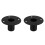 2Pcs Iron Speaker Bracket Stable Flat Base Black Speaker Stand 7